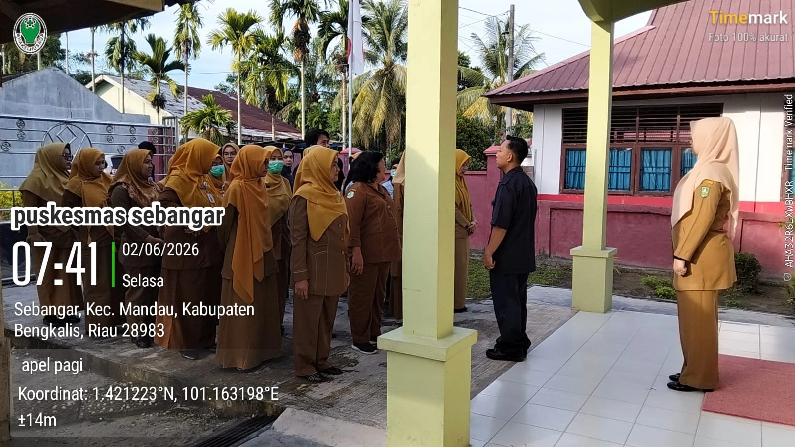KEGIATAN APEL PAGI RUTIN