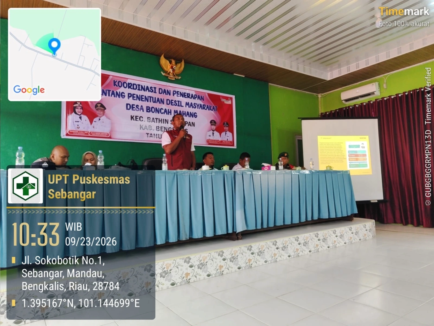 SERAH TERIMA JABATAN ( SERTIJAB) KEPALA DESA BONCAH MAHANGDAN KOORDINASI DAN PENERAPAN TENTANG PENENTUAN DESIL MASYARAKAT DESA BONCAH MAHANG DiKANTOR DESA BONCAH MAHANG KEC. BATHIN SOLAPAN RABU, 24