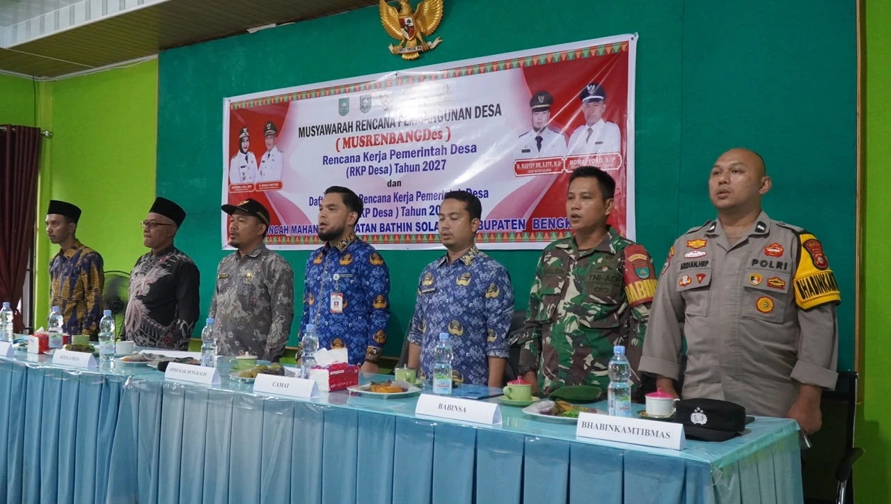 MUSRENBANGDES, RKP DESA TAHUN 2027 DU RKP DESA TAHUN 2028 DESA BONCAH MAHANG DI KANTOR DESA BONCAH MAHANG KEC. BATHIN SOLAPAN KAMIS, 1 OKTOBER 2026